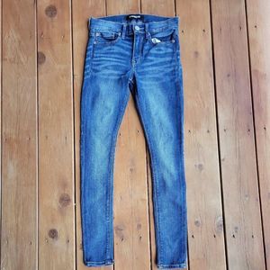 Express Legging Jeans Womens 4R Mid Rise Stretch Denim